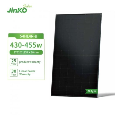 Advanced N-Type Technology in Jinko Solar 54HL4R-B 430-455W for Optimal Energy Performance