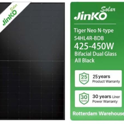 Jinko Solar 54HL4R-BDB 425-450W: High-Efficiency Solar Panel for Residential and Commercial Applications