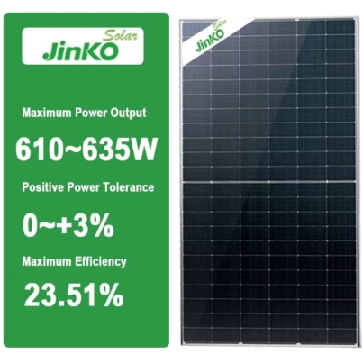 Jinko Solar 66HL4M-(V) 610-635W: High-Efficiency Solar Panel for Large-Scale Commercial and Industrial Projects