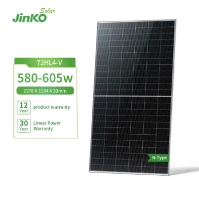 Jinko Solar 72HL4-(V) 585-605W: Durable, Weatherproof Design for Reliable Outdoor Performance