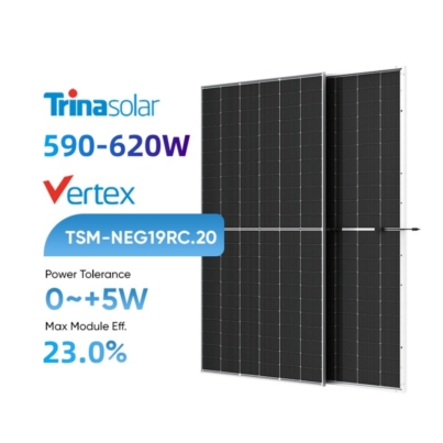 High-Efficiency Bifacial Solar Panel 590-620W